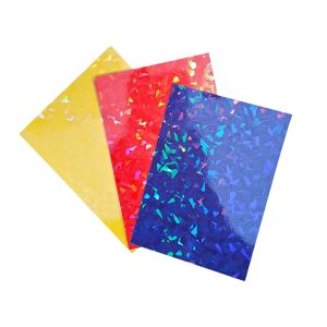 Transparent Holographic Film Vivid Holographic Effects Easy to Apply for