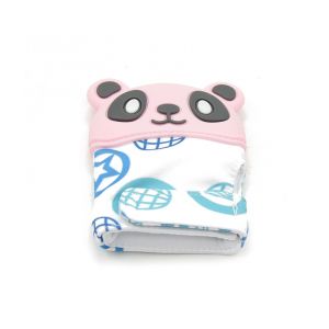 Multi Colours Hand Glove EN71 Baby Teething Mitten Soft Silicone