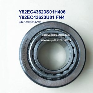 Y82EC43623S01H406/Y82EC43623U01FN4 Inch Taper Roller Bearings 34x72x19.8/25mm