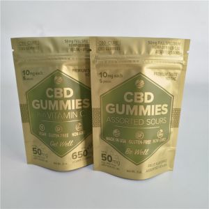 5oz 50mg Cbd Gummies Pouch VMPET Stand Up Pouch