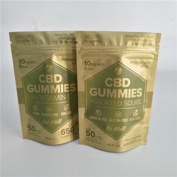 Buy 5oz 50mg Cbd Gummies Pouch VMPET Stand Up  Pouch at wholesale prices