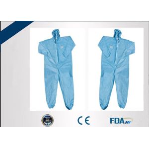 Quality Unisex Disposable Protective Coverall Biodegradable No Stimulus To Skin for sale
