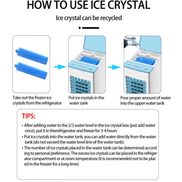 10L Capacity Air Cooler for Home Room Cooling Ventilation Humidification Air Purifier