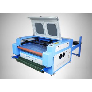 China Automatic  LCD Touch  C02 Laser Cutter For Fabric And Garment Industry  With 1 Year Warranty on sale