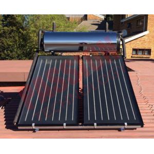 China Pressurized Flat Plate Solar Heating System , Kitchen Use Flat Plate Solar Water Heater on sale