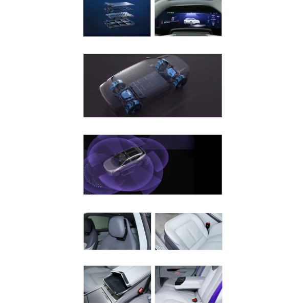 Hiphi Y 2023 High Speed EV Electric Car SUV Gaohe Automobile with Left Steering Wheel