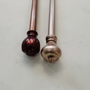 Luxury Adjustable 0.4mm 6.7m Wrought Iron Drapery Rods