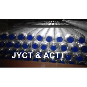 Rolling Type Extruded Heat Exchanger Fin Tube With Iron Aluminum / Copper