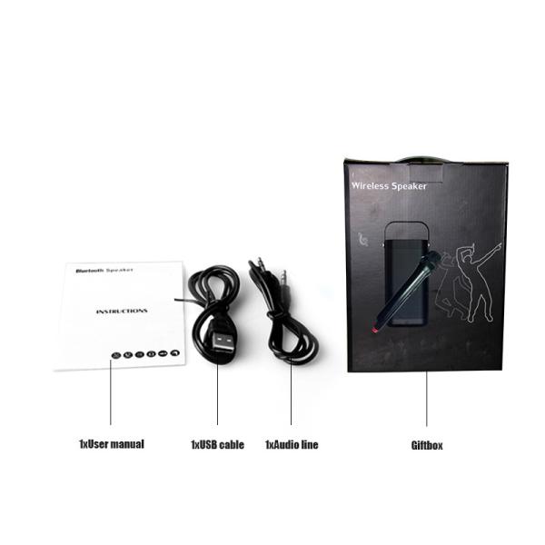 16W Outdoor Mini Portable Bluetooth Speakers 5200mAh Battery With Microphone SARDiNE A9