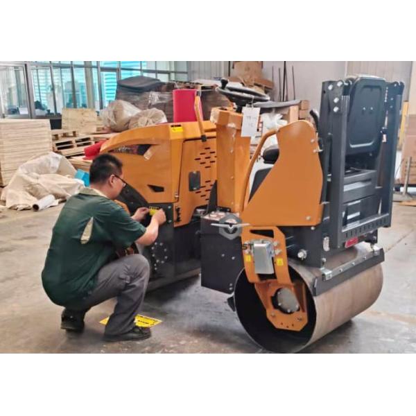 800mm Road Construction Roller 1.5 tons ST1500 Double Drum Sale in Somalia