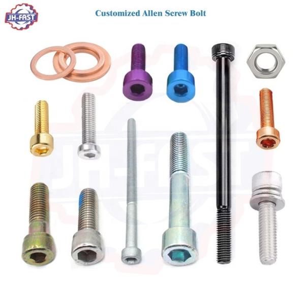 High Strength Steel Allen Bolts Grade 8.8/10.9/12.9 DIN912 Hexagon Head Cap