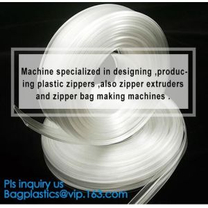 Quality PP/PE Flange on one side for bags, flange zipper press to close, pe bag clear press lok zipper, Press-Lok Zipper For Pou for sale