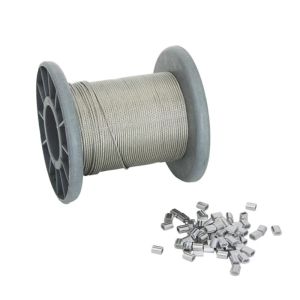 Decoiling Non-Alloy Galvanized Steel Wire Rope 6*12 6*7 6*19*6*37 with Non-Alloy