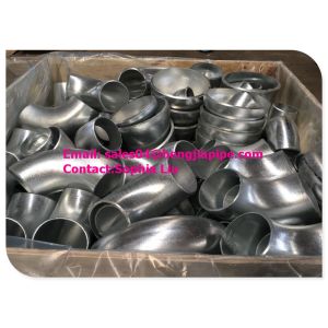 CS SS pipe fittings butt welded elbow