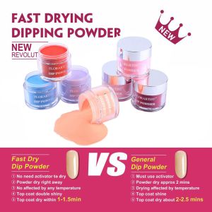 Wholesale Nude Orange Gradient Ombre Powder Nails 3 in 1 Acrylic Dipping Acrylic