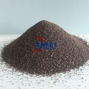 Brown Sandblasting Materials 1.95G/Cm3 Media Blasting Material