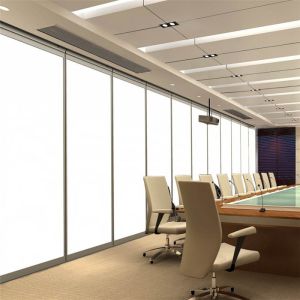 Quality Easy to Install Aluminium Aluminum Partition Wall With Melamine Surface for sale