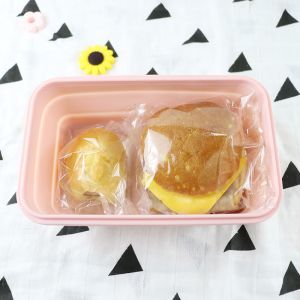 Food Grade Silicone Collapsible Lunch Box Foldable Sustainable With Lid