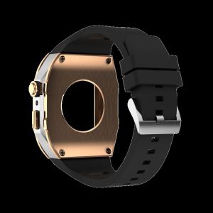 Apple Watch Band 44mm/45mm Luxury Carbon Fiber Watch Case,Men Rugged Case And