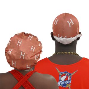 Satin Custom Made Embroidery Durag Bonnet Set