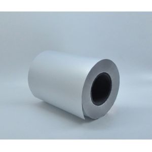 50um Matte Silver PET Acrylic Glue White Glassine Liner WG3833