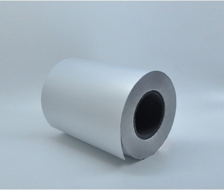 50um Matte Silver PET Acrylic Glue White Glassine Liner WG3833