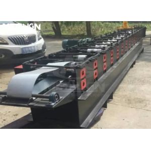 High Efficiency Roller Door Roll Forming Machine With Hydraulic Cutter And