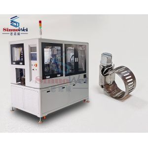 Buy cheap Automatic Large American Hose Clamp Assembly Machine from wholesalers