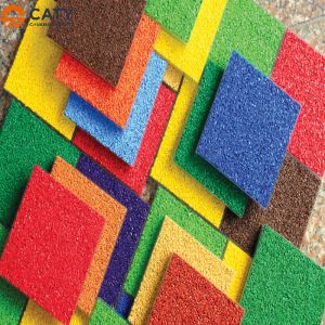 Environmental UV Resistant EPDM Rubber Granules For Running Track Playgrounds