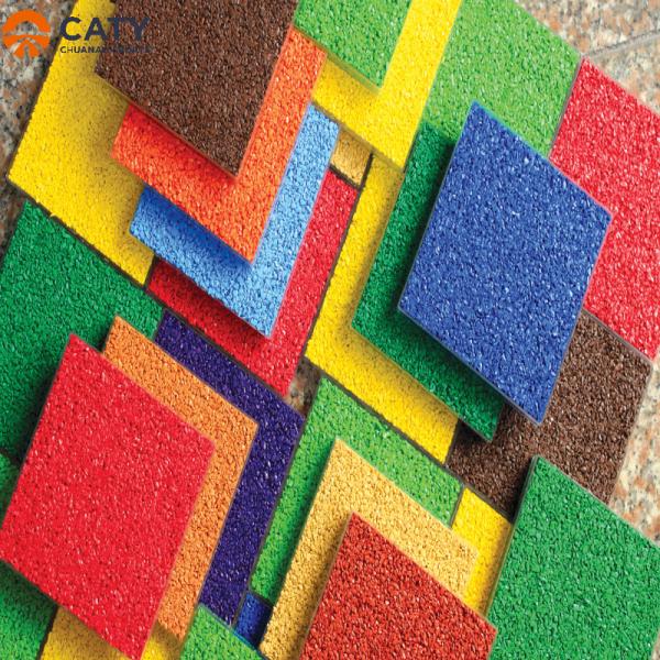 Environmental UV Resistant EPDM Rubber Granules For Running Track Playgrounds