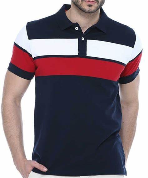 Buy Mens POLO T Shirts 100% Cotton Short Sleeve Customized Screen Printing Casual Style at wholesale prices