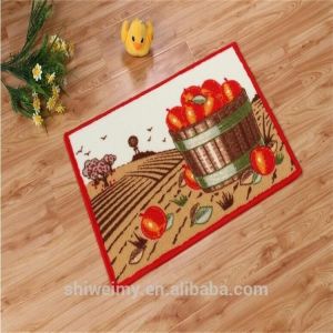 China Fresh fruit design loop pile nylon door mat on sale