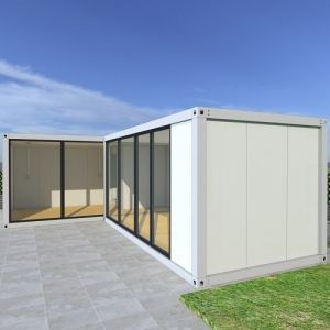Steel Sandwich Panel Ready Made Prefab Living Container Houses