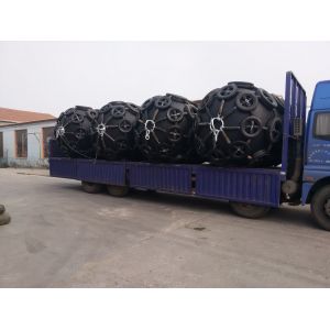 Tyre Net Rubber dock Fender 2000x4000mtr 50kpa Pnuematic marine Fender