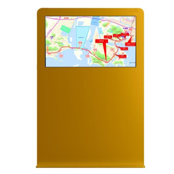 Buy FHD 1920x1080 LCD Touch Screen Billboard 60000 Hours Life Expectance at wholesale prices