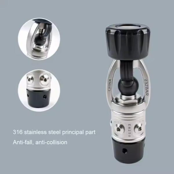 Adjustable Diaphragm Scuba Diving Regulator Set Underwater Snorkeling Diving Equipment Regulator