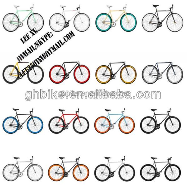 700C American CE CPSC Chinese Fixie Gear Single Speed Bike Length m 1.8 Steel Fork