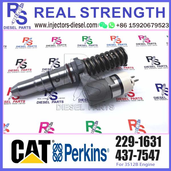 High Quality Diesel Fuel Common Rail Injector 229-1631 2291631 For 3512B 3508B 3516B Engine New Technology