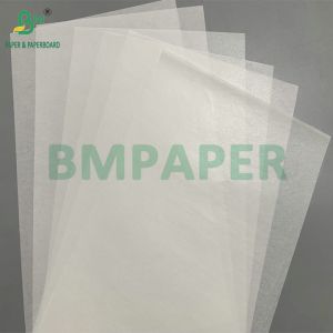 China 35gsm 40gsm Food Grade White Silicone Parchment Paper Non-Stick Baking Paper on sale