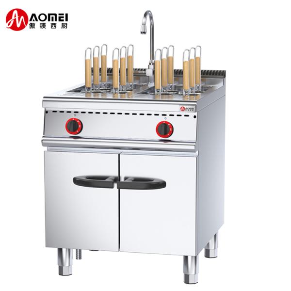 Commercial Kitchen Gas Range with 4/6 Burners and Cabinet in LPG2800-3700Pa