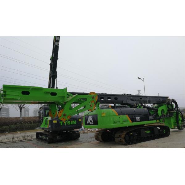 Diameter Hydraulic Piling Rig 43 / 37max Depth For Construction KR125A 1500mm