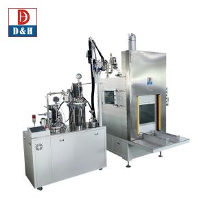 Vacuum Glue Potting Machine for Electronic Components in Manufacturing Plant