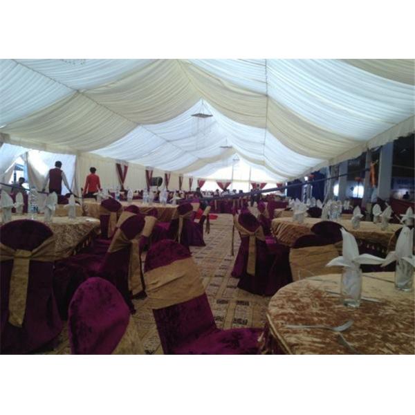 Double PVC Rooftop Wedding Party Tent For Anniversary / Wedding Reception