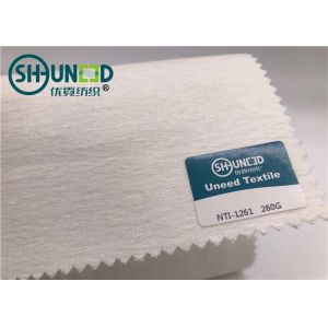 Wool Necktie Interlining Plain Weave / Polyester Interlining Fabric with Good