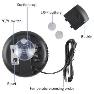 TL8050 Round Max Min Memory Function Temperature Sensor Digital Thermometer With