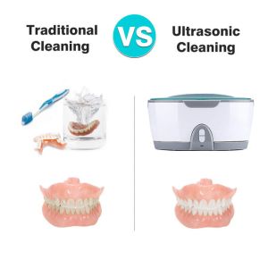 GT SONIC Jewelry Portable Ultrasonic Cleaner Low Noise 450ml SUS304 Tank