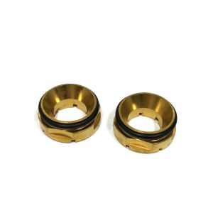 Quality Golden Steel Pressure Foot Disk Insert with Slotted Used for PCB CNC Hitachi Machines OEM Available for sale