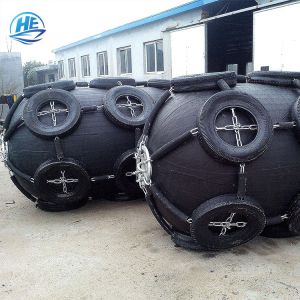 Yokohama Style Inflatable Rubber Fenders Marine Balls Anti Collision