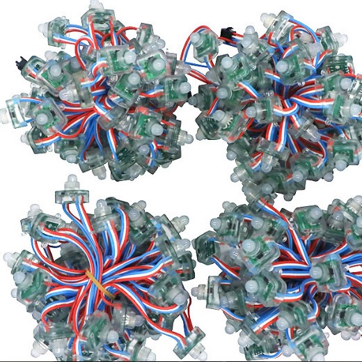 Buy Channel Letter Square LED Pixel String DC5V WS2811 Square 12mm Diffused at wholesale prices