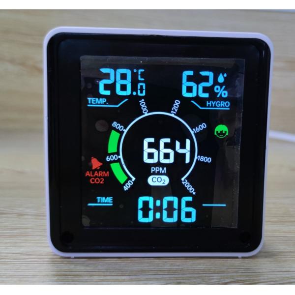 Sound Alarm Air Quality Meter High Sensitive Co2 Monitors For Home DC 5V